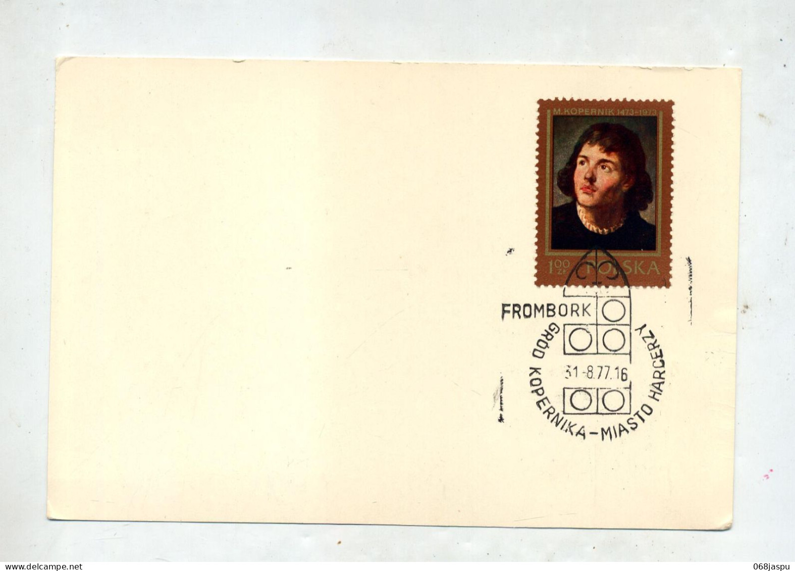 Carte Cachet  ? Copernic - Storia Postale