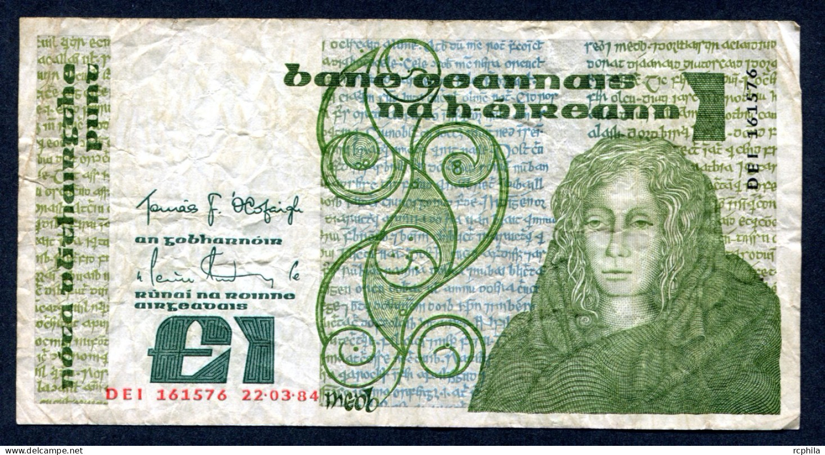 RC 27372 IRLANDE BILLET DE 1 LIVRE EMIS EN 1984 - Irland