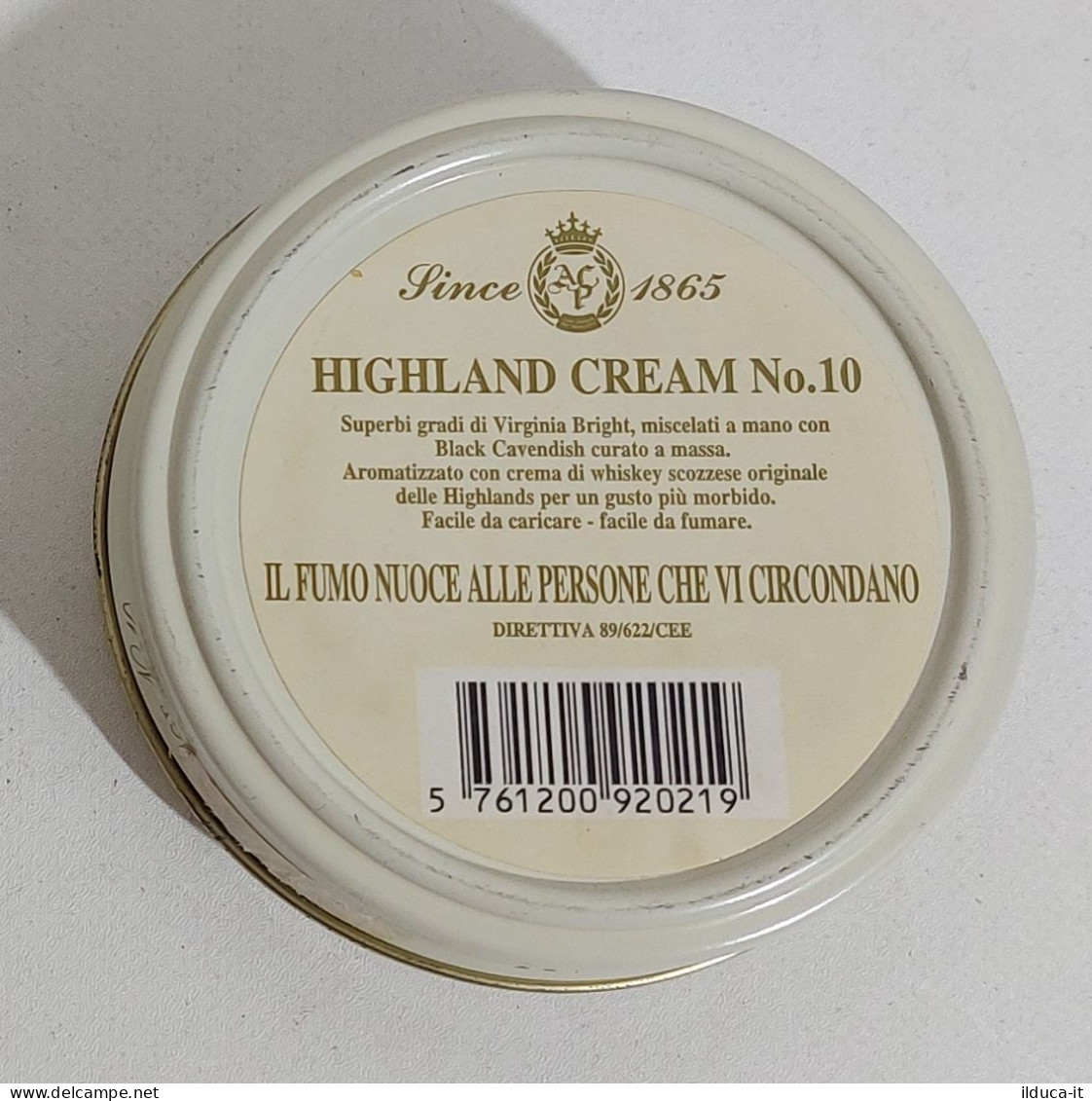 56344 Scatola Di Latta Per Tabacco - Caledonian Highland Cream - Cajas