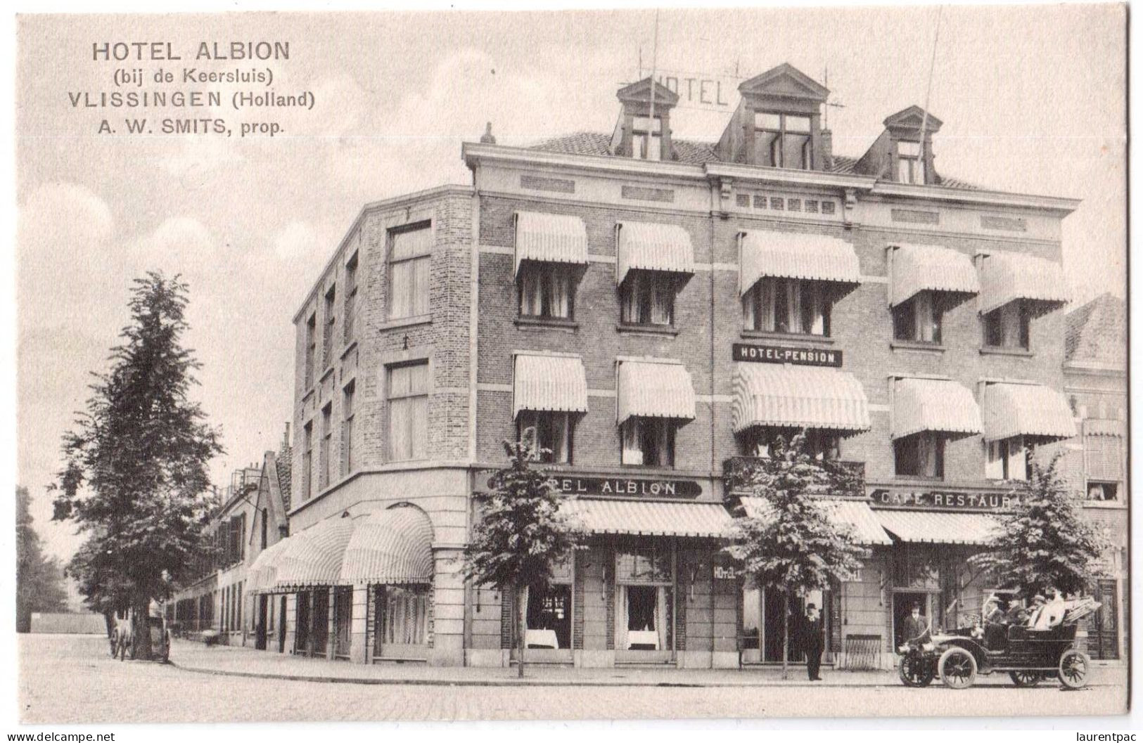 Vlissingen - Hotel Albion Bij De Keersluis - édit. Non Identifié 11123 + Verso - Vlissingen