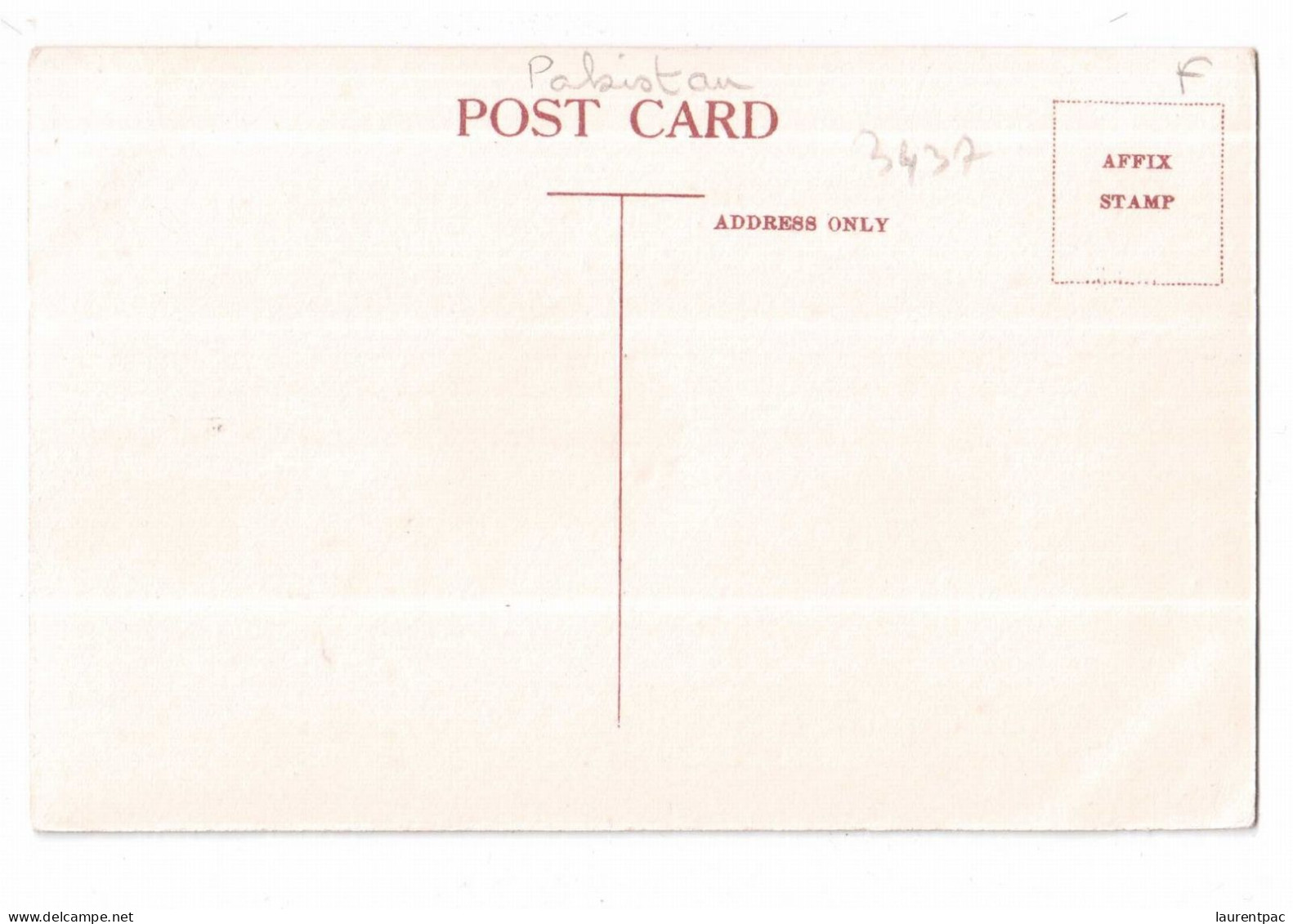 General Post Office - Lahore - édit. Non Identifié 16 + Verso - Pakistan