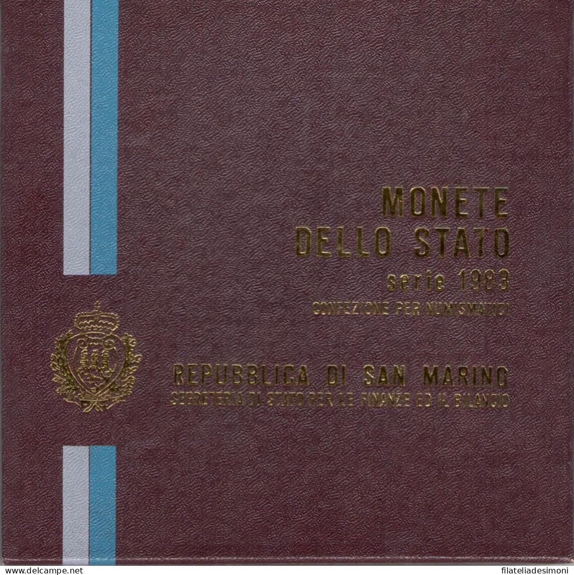 1983 Repubblica Di San Marino, Monete Divisionali,FDC - Saint-Marin