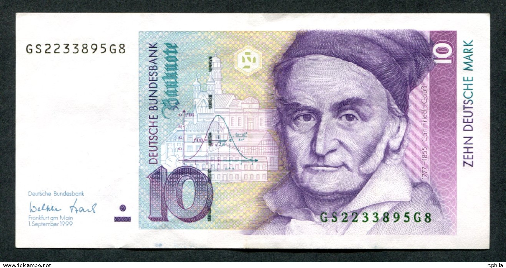 RC 27373 ALLEMAGNE BILLET DE 10 MARK EMIS EN 1999 - 10 Deutsche Mark