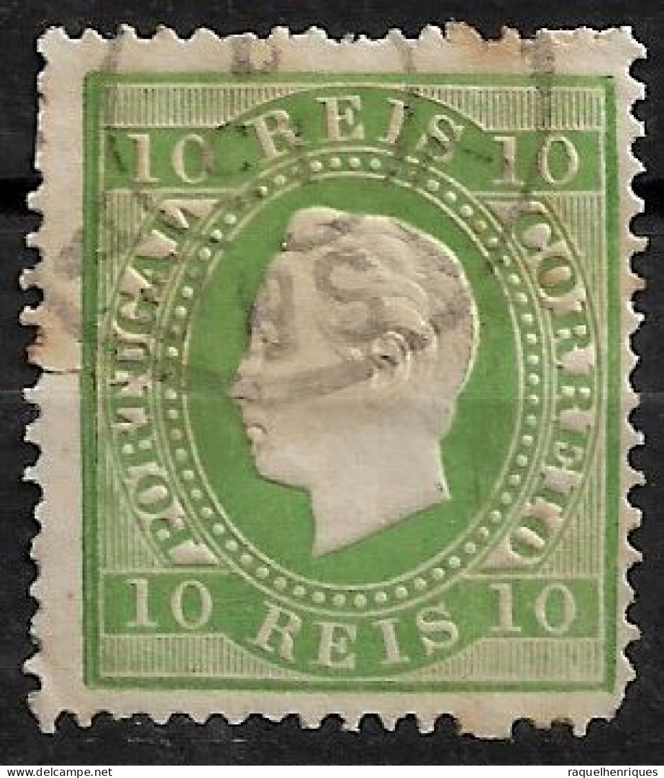 PORTUGAL 1879-80 D. LUIS I 10R P:12.5 USED (NP#94-P18-L1) - Used Stamps