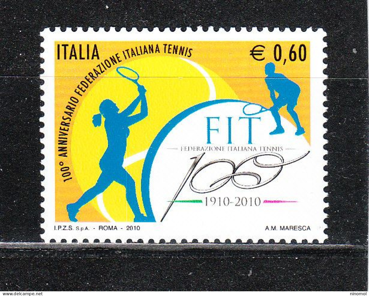 Italia   -   2010. Federazione  Italiana Tennis  FIT. MNH - Tennis