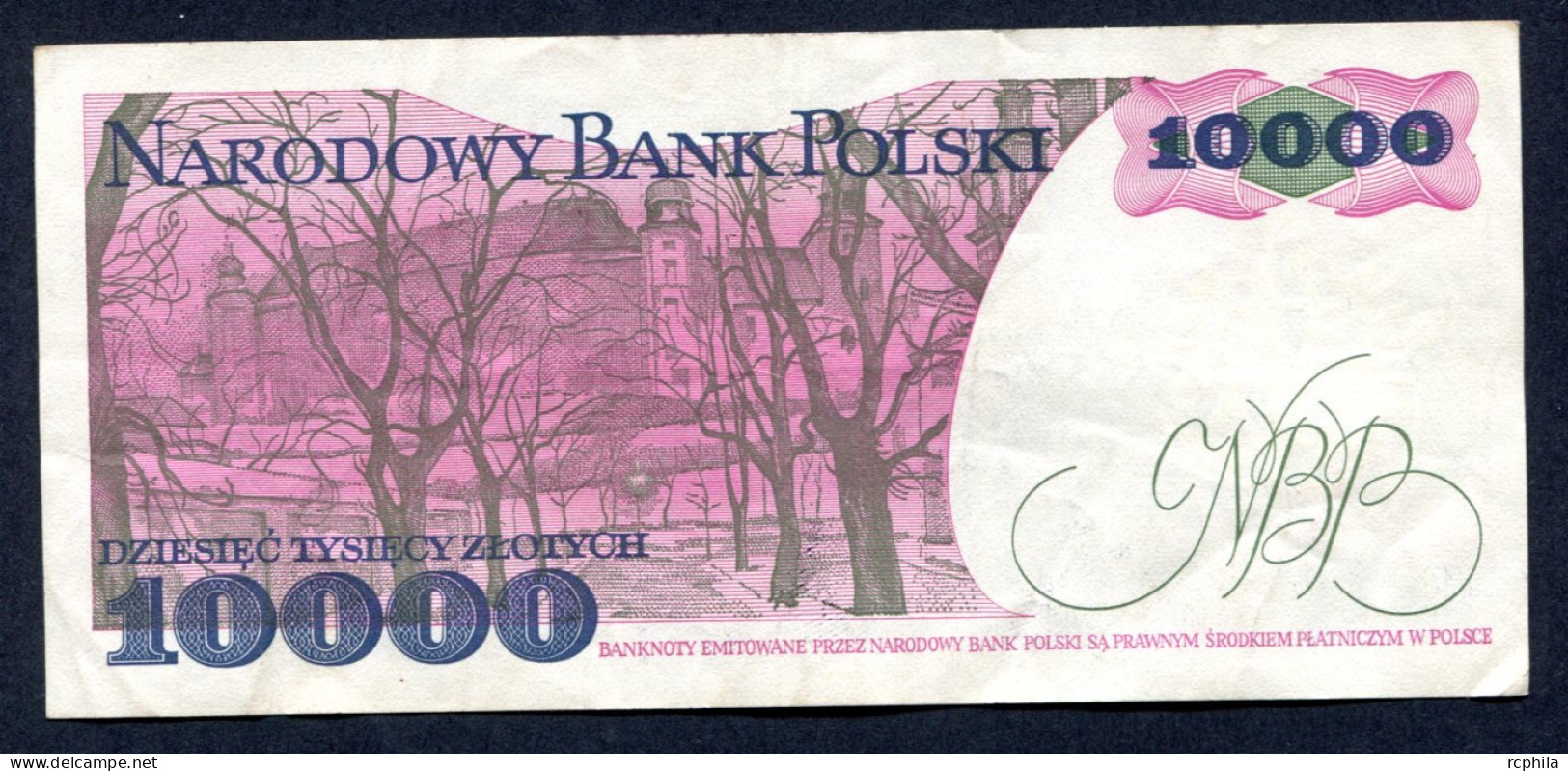 RC 27375 POLOGNE BILLET DE 10000 SLOTY EMIS EN 1988 - Pologne