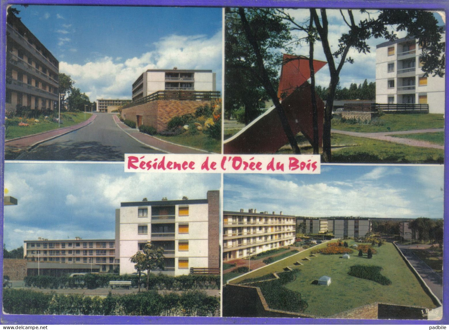 Carte Postale 78. Acheres  Résidence De L'Orée Du Bois   Très Beau Plan - Acheres