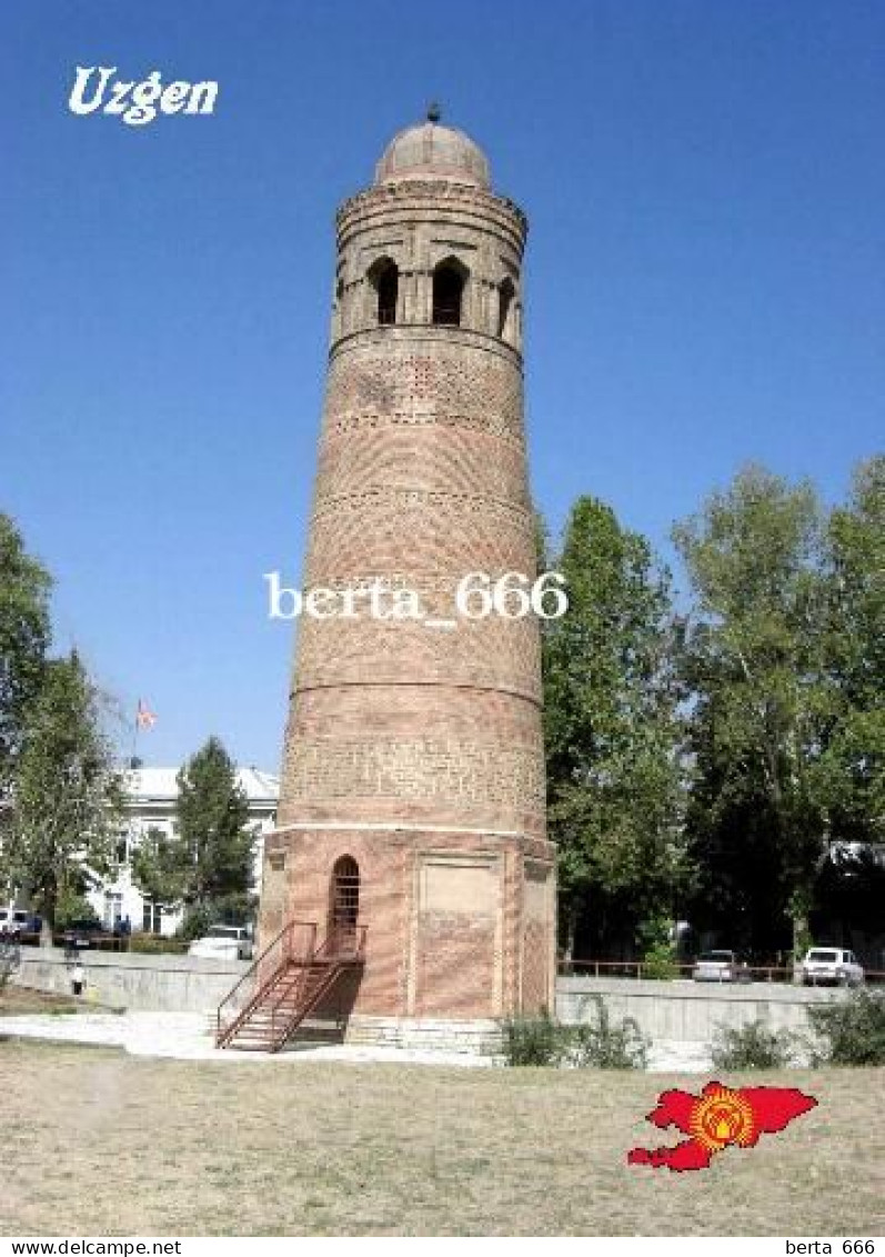 Kyrgyzstan Uzgen Minaret New Postcard - Kirguistán