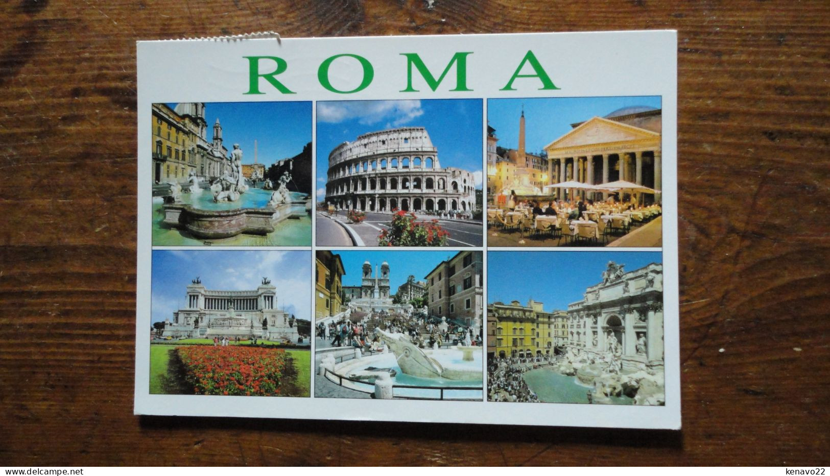 Italie , Roma , Multi-vues "" Beau Timbre "" - Panoramische Zichten, Meerdere Zichten