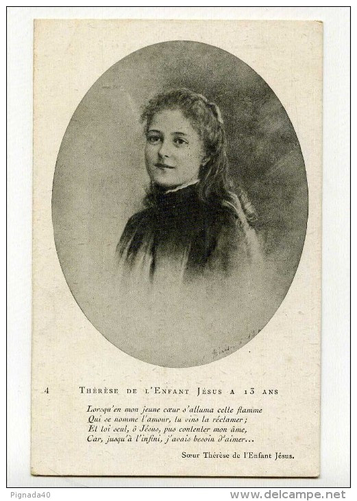 CP , CELEBRITE , Thérèse De L'Enfant Jésus à 13 Ans - Berühmt Frauen