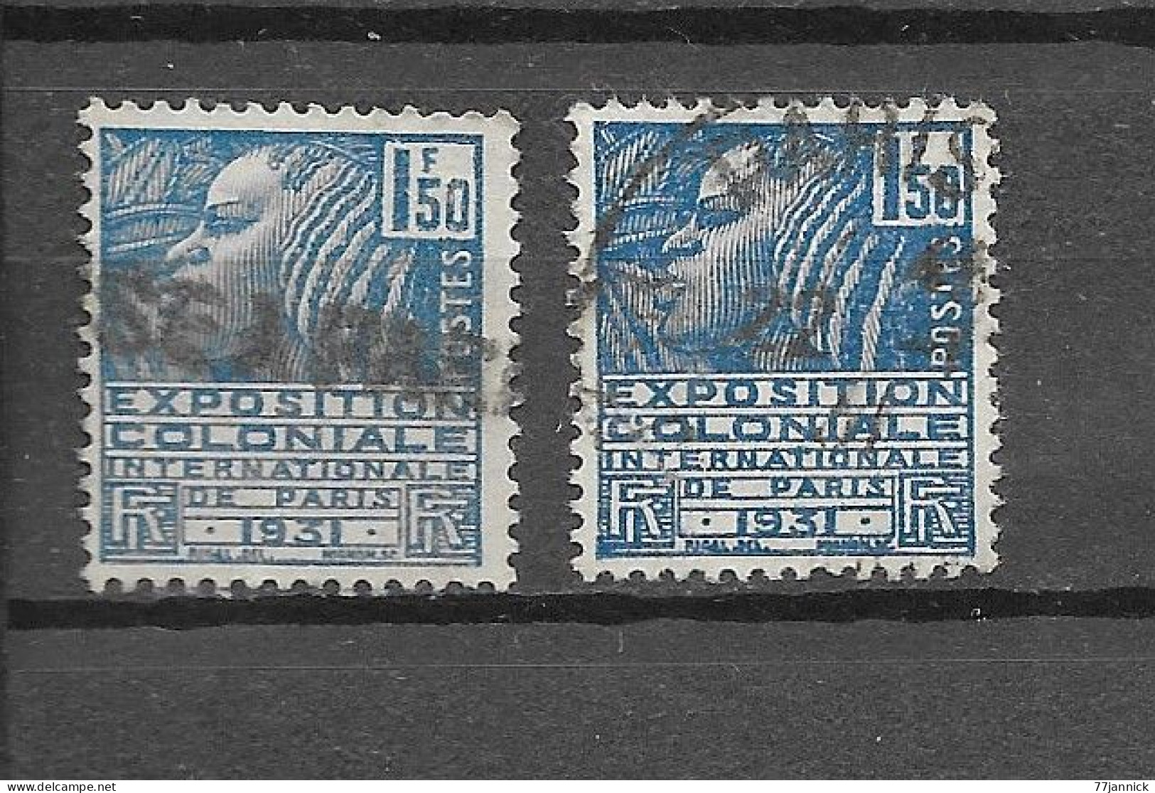 VARIETE DE COULEUR N° 273 (2 Nuances Différentes)  OBLITERE - Used Stamps