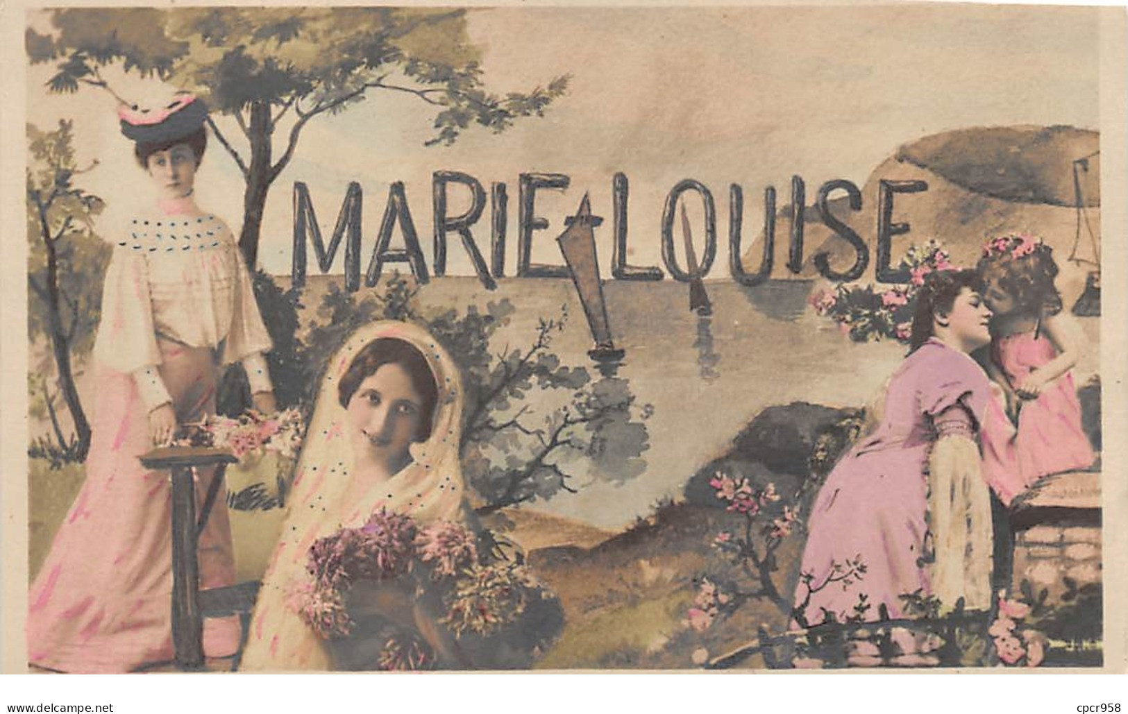 Prénoms - N°67160 - Marie-Louise - Jeunes Femmes Au Bord De L'eau - Prénoms
