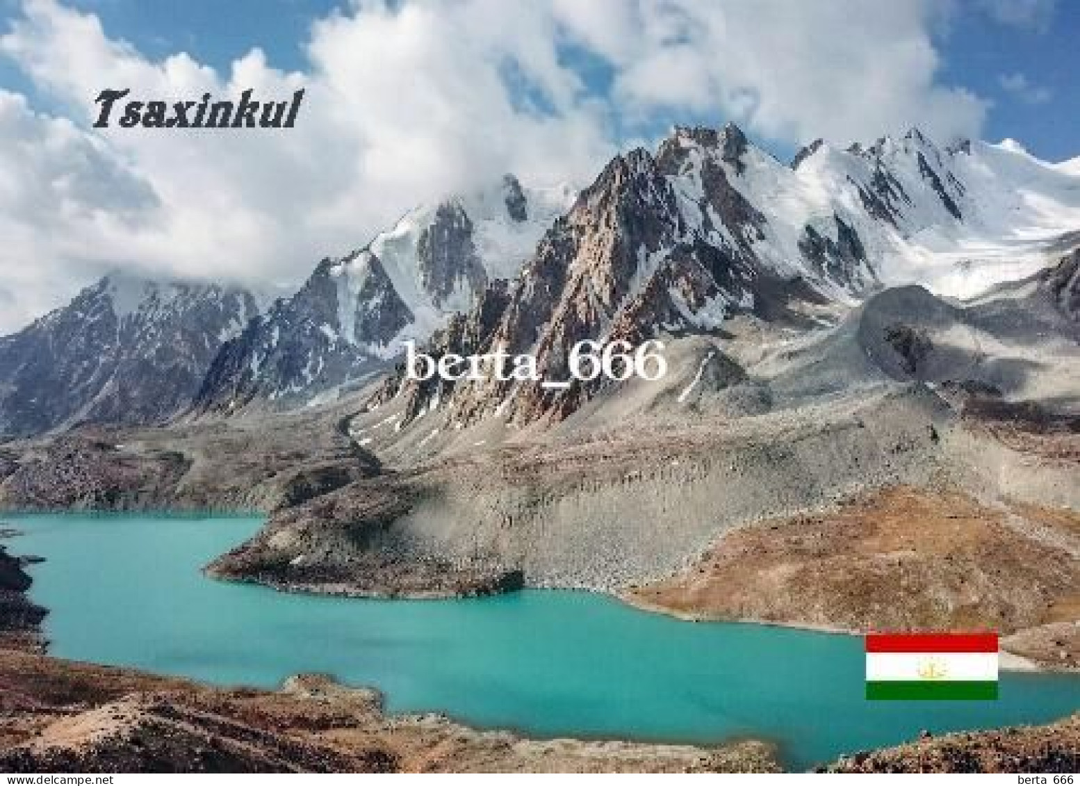 Tajikistan Tsaxinkul Landscape New Postcard - Tajikistan