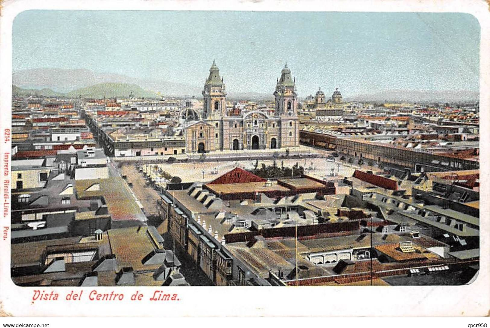 Pérou - N°79013 - Vista Del Centro De LIMA - Carte Avec Bel Affranchissement - Perú