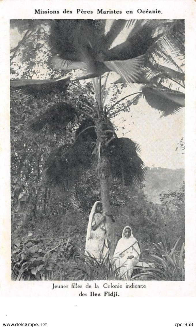 Océanie - N°67772 - Missions Des Pères Maristes En Océanie - Jeunes Filles De La Colonie Indienne Des ILES FIDJI - Fidschi