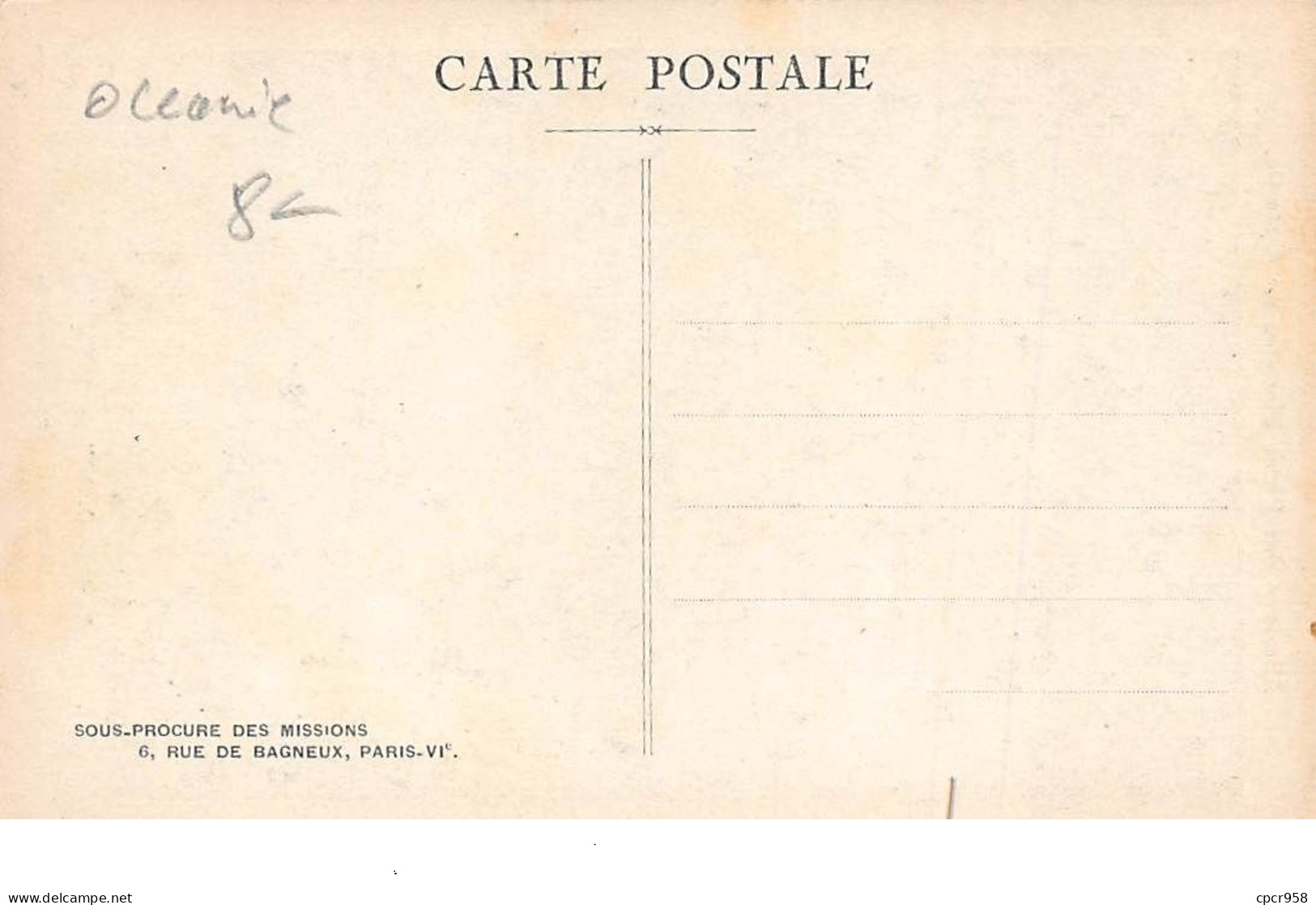 Océanie - N°67773 - Missions Des Pères Maristes En Océanie - Sonneur De Village à Guadalcanar - Archipel Des SALOMON - Solomon Islands