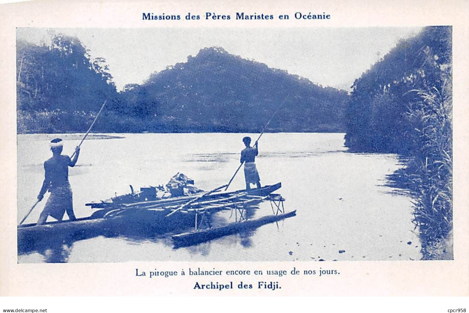 Océanie - N°76117 - Missions Des Pères Maristes En Océanie - Archipel Des FIDJI - La Pirogue à Balancier ... - Fidschi