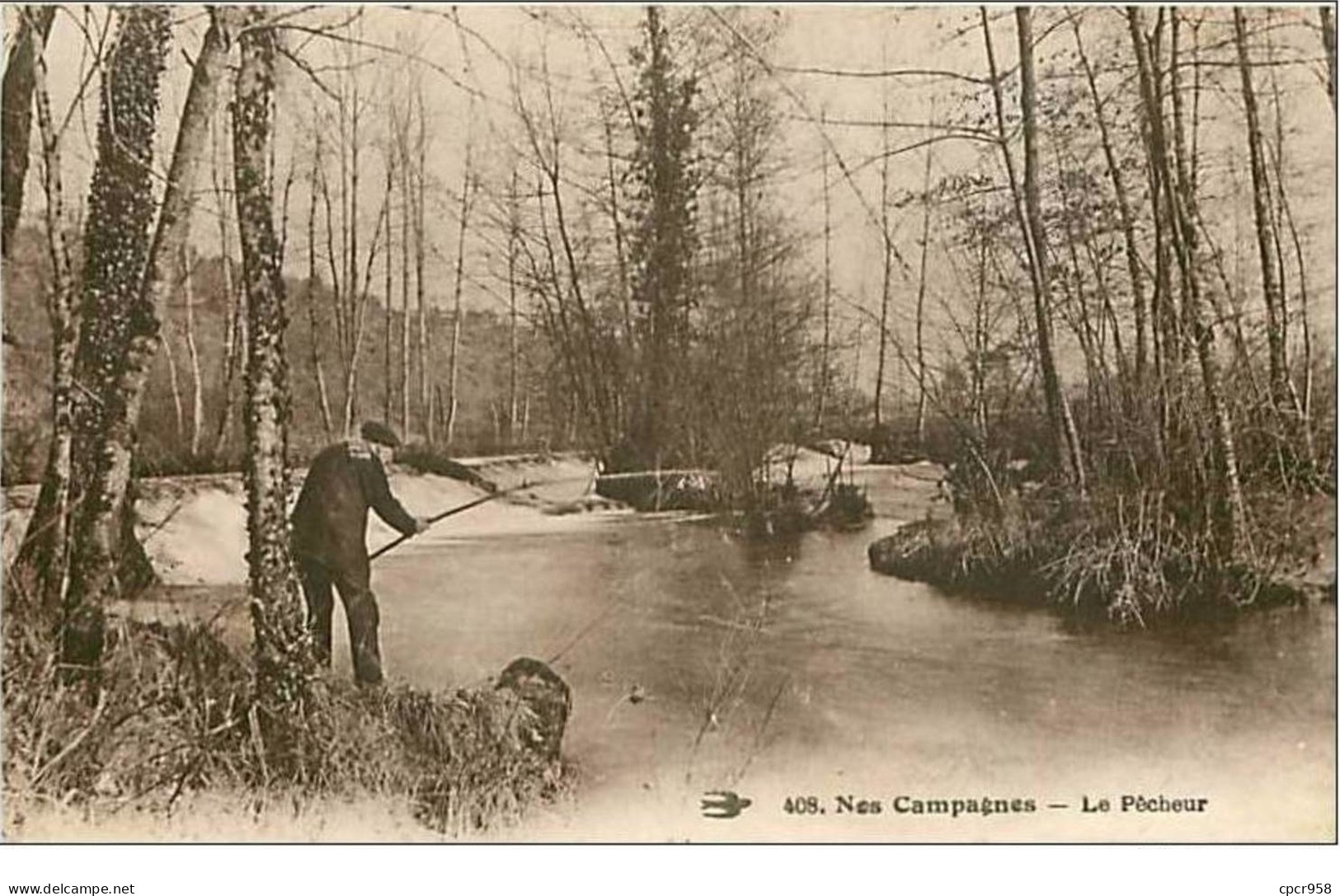 PECHE.NOS CAMPAGNES.LE PECHEUR - Visvangst