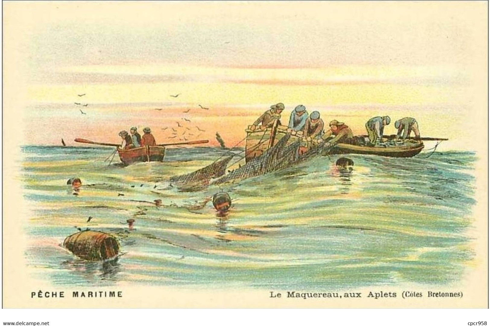 PECHE.PECHE MARITIME.PECHE AU MAQUEREAU,AUX APLETS - Pesca