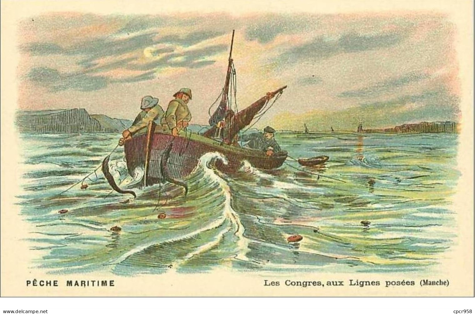 PECHE.PECHE MARITIME.PECHE DES CONGRES, AUX LIGNES POSEES - Pêche