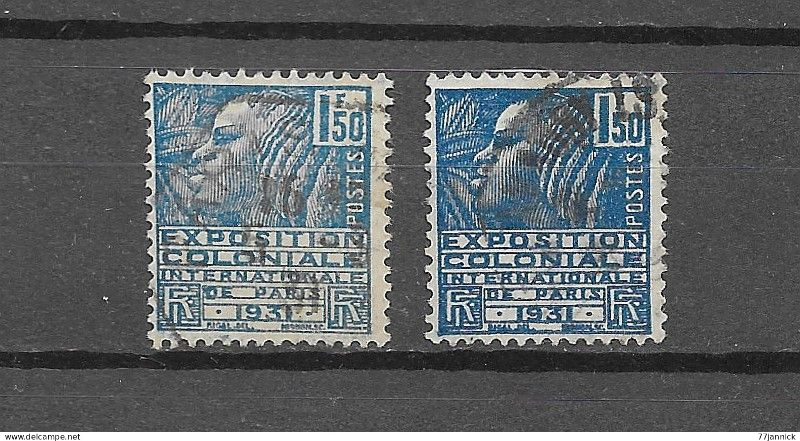 VARIETE DE COULEUR N° 273 (2 Nuances Différentes)  OBLITERE - Used Stamps