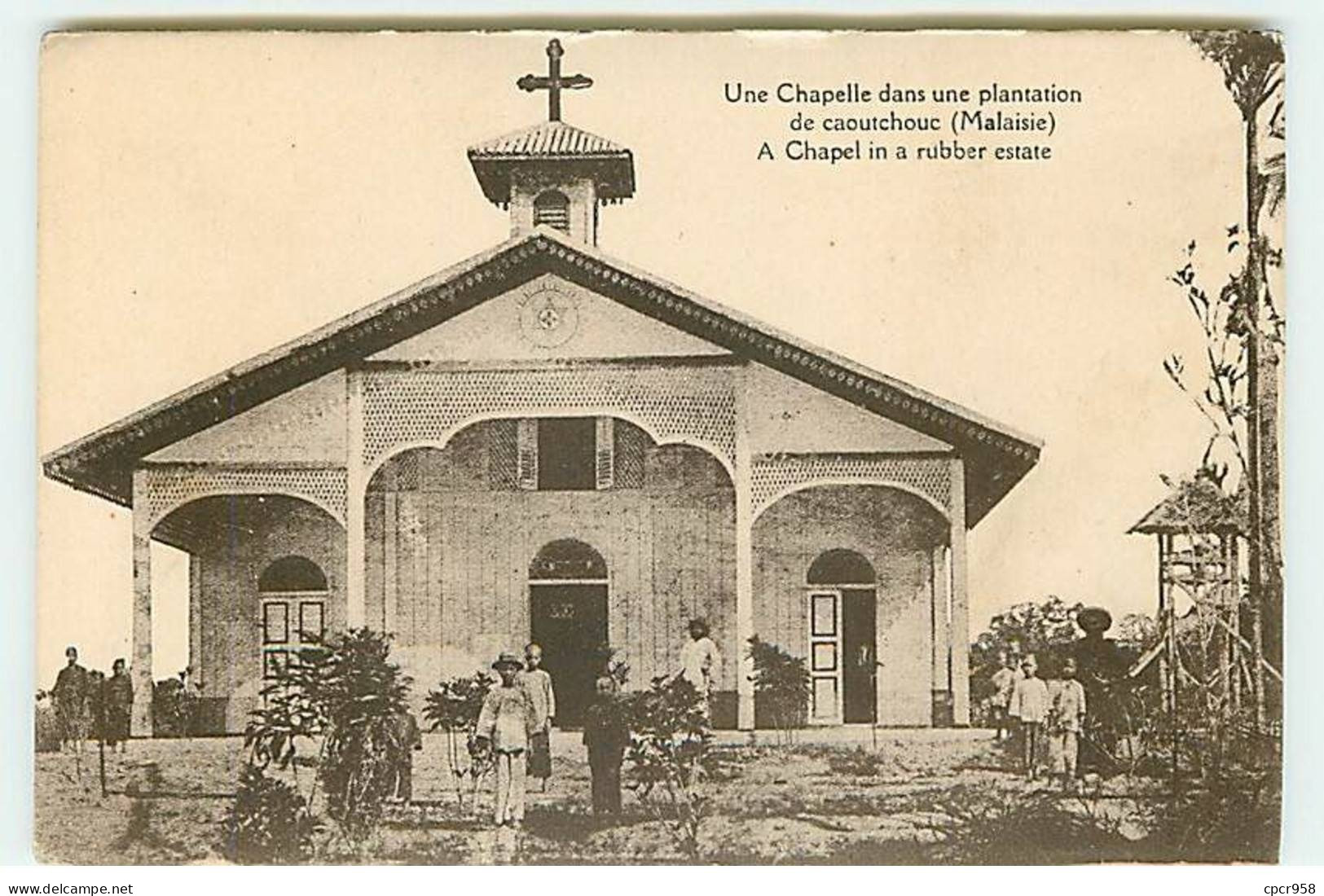 Malaisie - N°78710 - Une Chapelle Dans Une Plantation De Caoutchouc - Maleisië