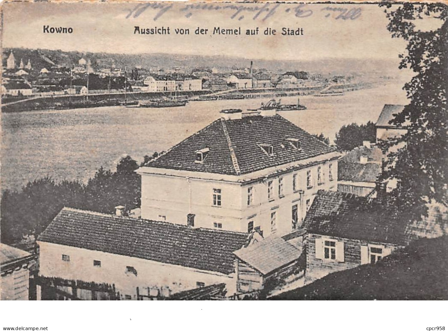 LITUANIE - N°205115 - Kowno - Aussicht Von Der Memel Auf Die Stadt -Cachet - Lituanie