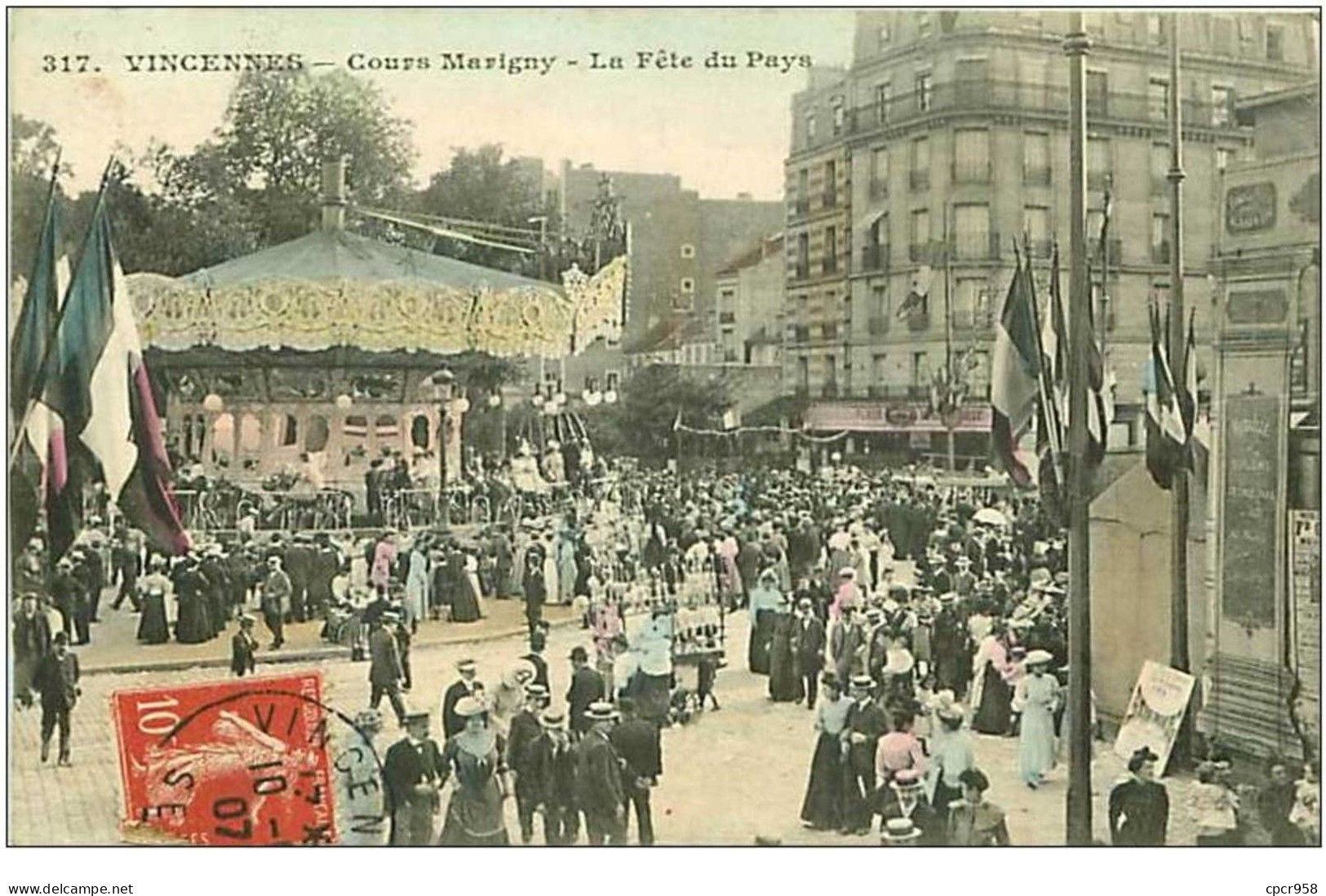 MANEGE.n°1.VINCENNES.COURS MARIGNY.LA FETE DU PAYS - Andere & Zonder Classificatie