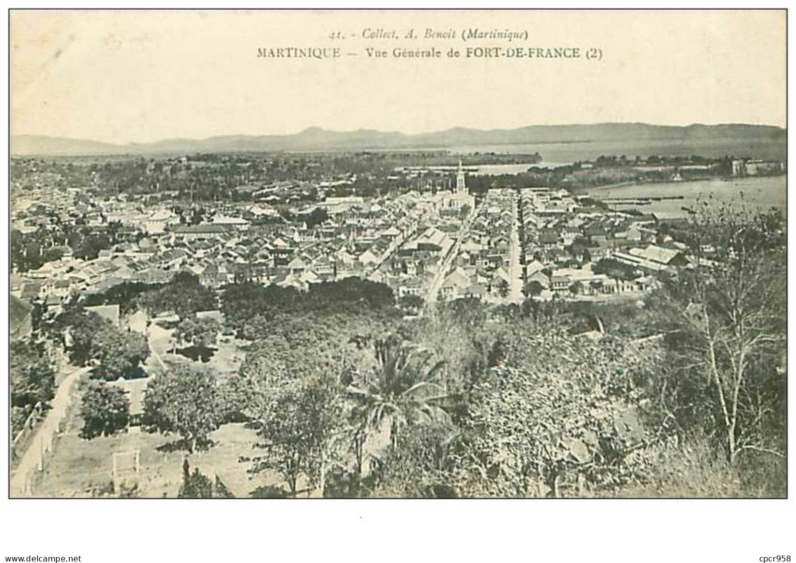 MARTINIQUE.FORT DE FRANCE.n°90.VUE GENERALE DE FORT DE FRANCE - Fort De France