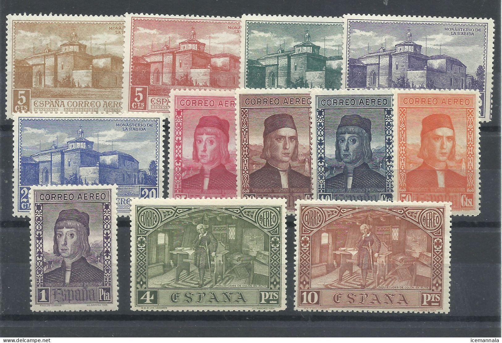 ESPAÑA   EDIFIL   547/58   MNH  ** - Unused Stamps