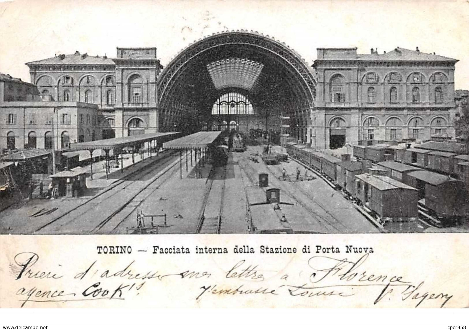 Italie - N°60817 - TORINO - Facciata Interna Della Stazione Di Porta Nuova - Train - Andere Monumente & Gebäude