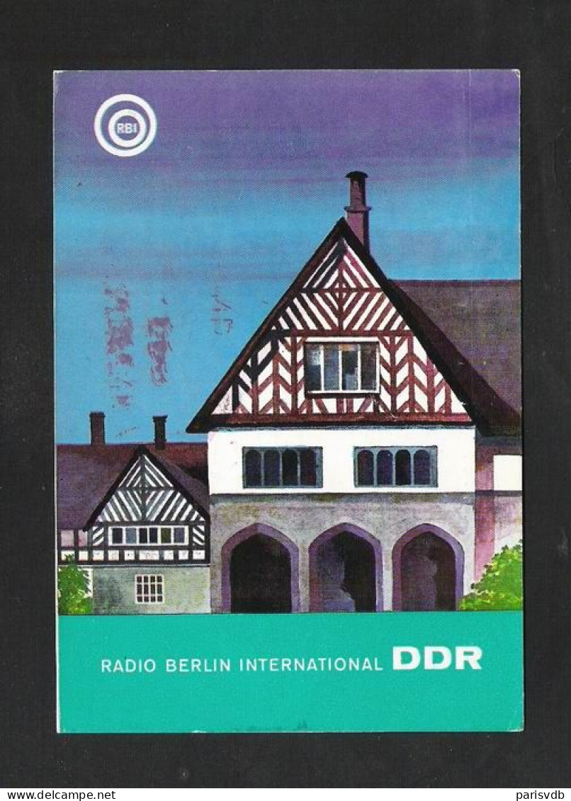 QSL RADIO CARD - RADIO BERLIN INTERNATIONAL -  (5333) - Radio