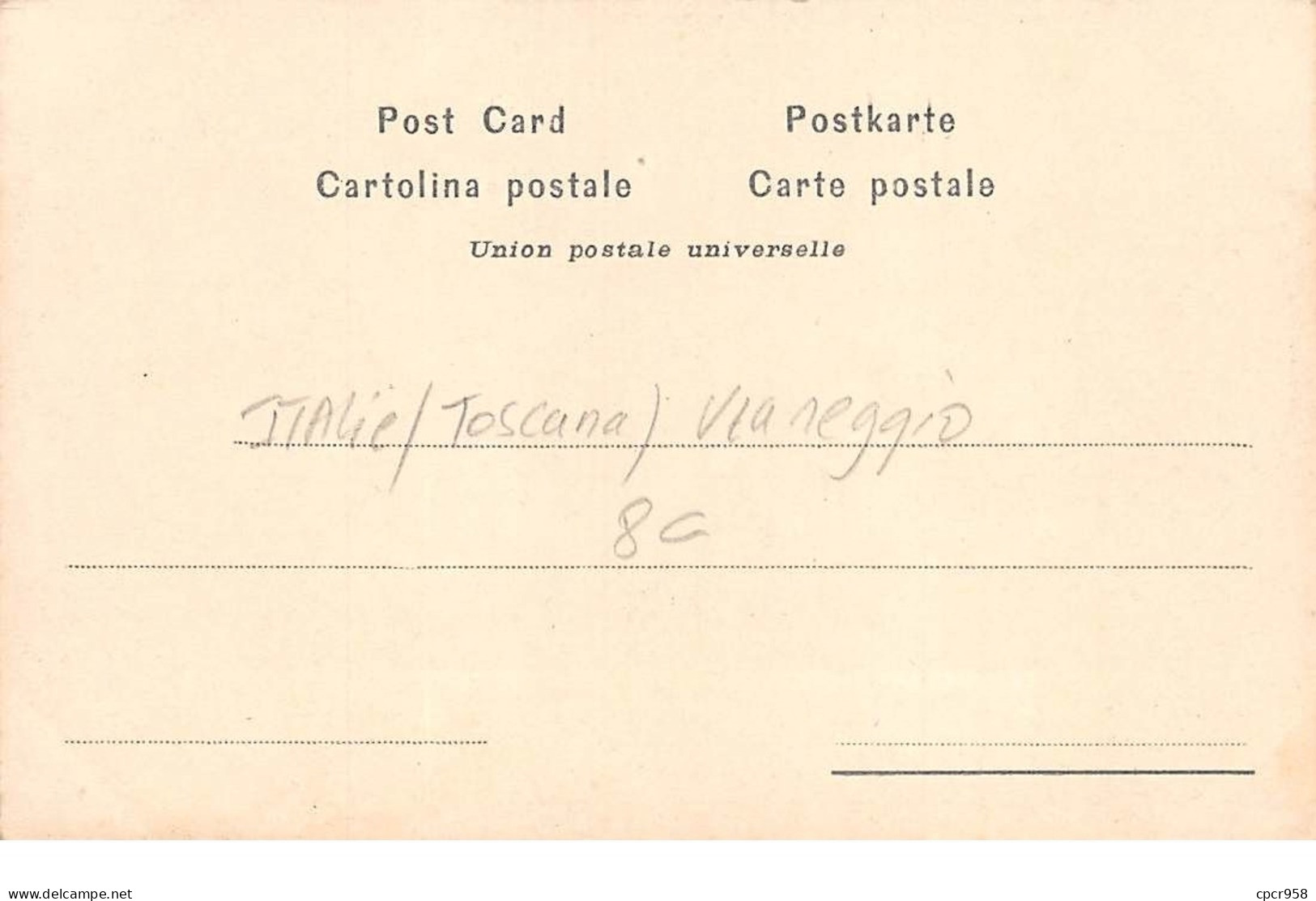 Italie - N°68100 - VIAREGGIO - Il Canale - Viareggio