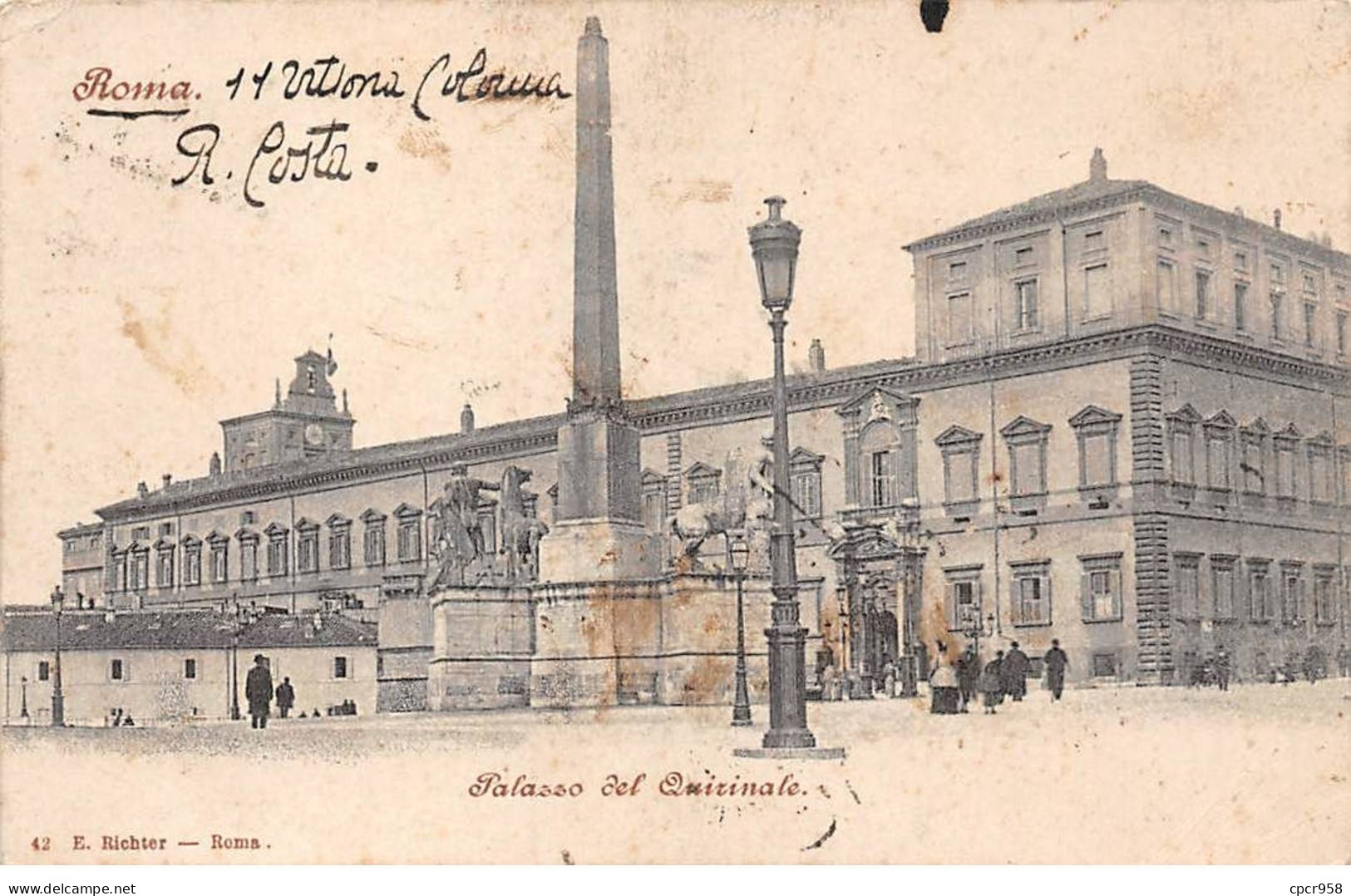 Italie - N°78444 - ROMA - Palasso Del Quirinale - Orte & Plätze