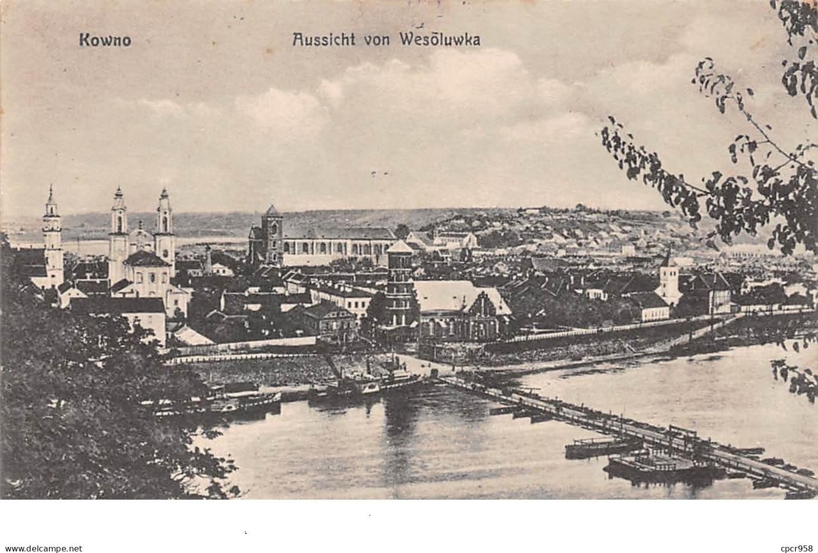 LITUANIE - N°205110 - Kowno - Aussicht Von Wesoluwka -Cachet - Lituanie