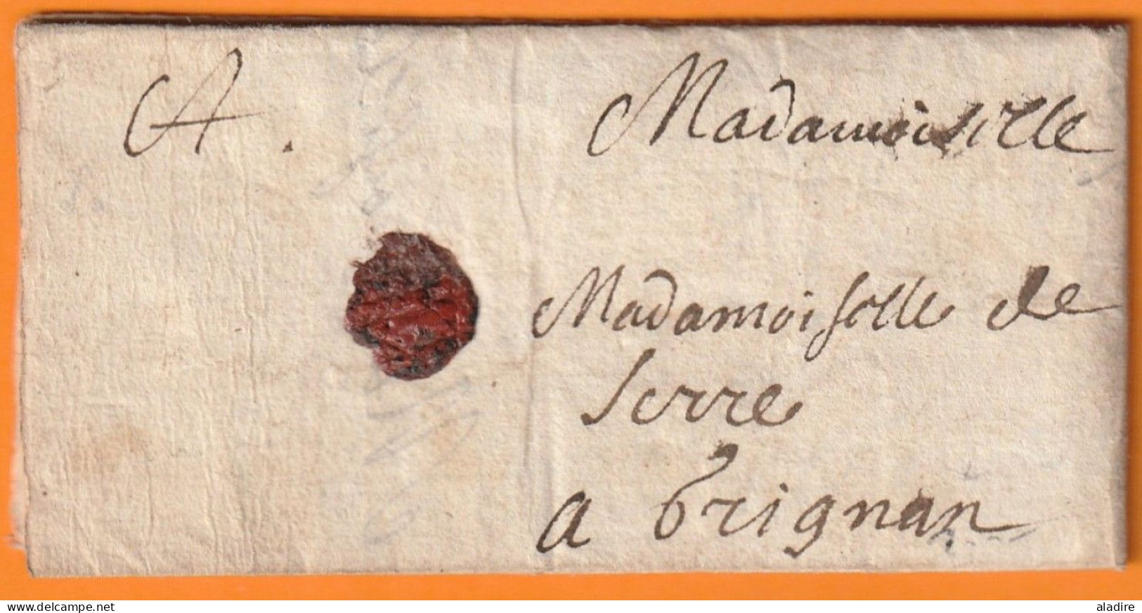 1659 - Lettre Pliée Avec Correspondance De 2 Pages De Lagarde D'Apt, Vaucluse Vers Grignan, Drôme - ....-1700: Precursori