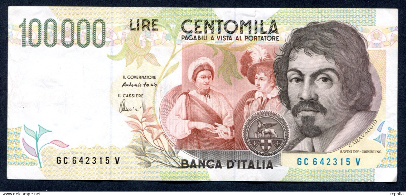 RC 27378 ITALIE BILLET DE 100000 LIRE - 100000 Liras