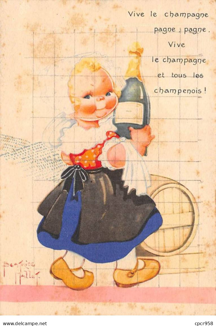 Illustrateurs - N°81826 - B. Mallet - Provinces De France - La Champagne - Carte Vendue En L'état - Mallet, B.