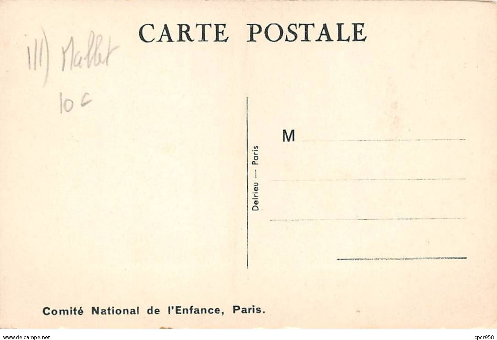Illustrateurs - N°81829 - B. Mallet - Qui Bien Se Pèse ... Bien Se Porte ! - Comité National De L'Enfance, Paris - Mallet, B.