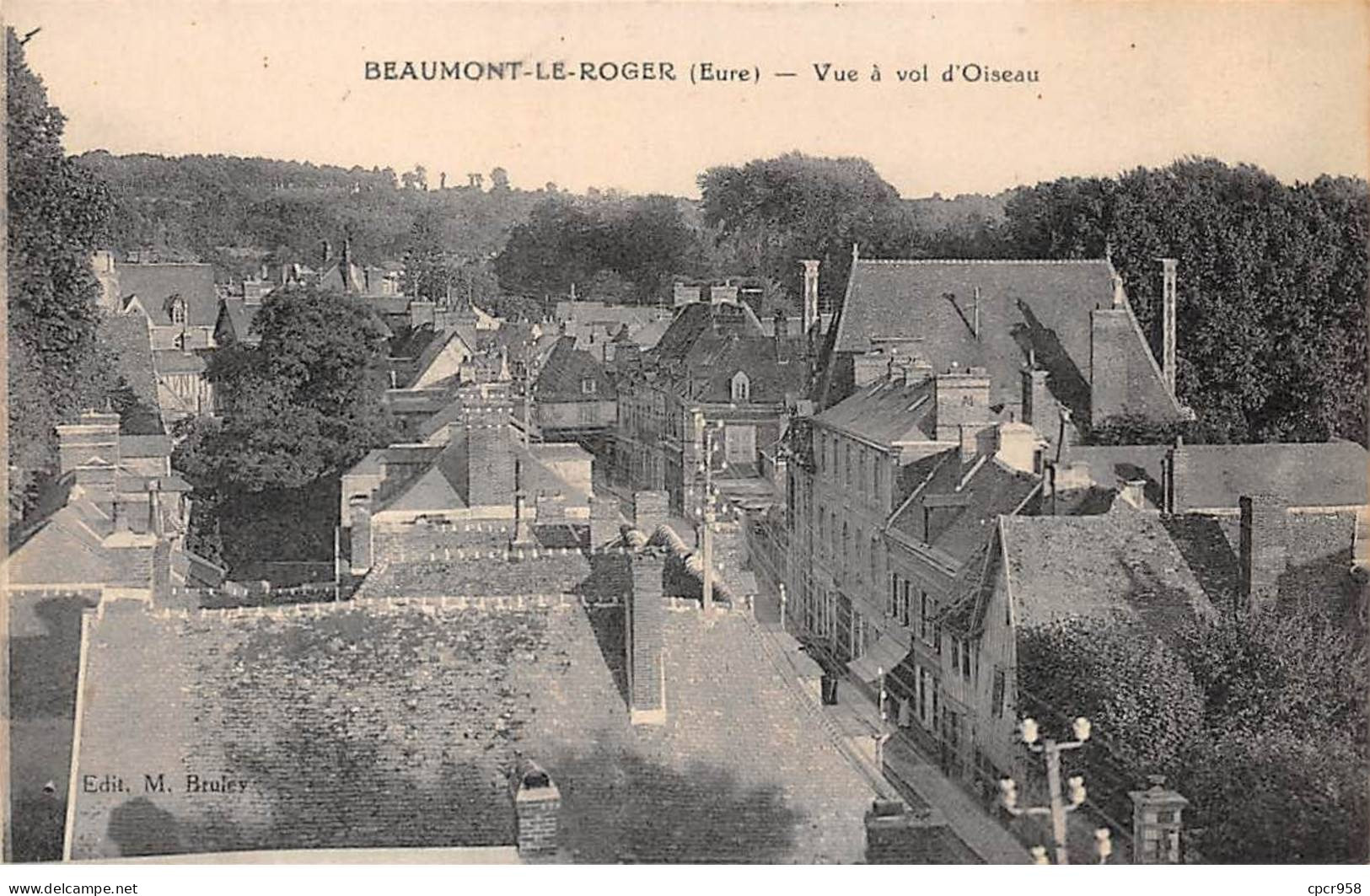 27 - BEAUMONT LE ROGER - SAN52569 - Vue à Vol D'Oiseau - Beaumont-le-Roger