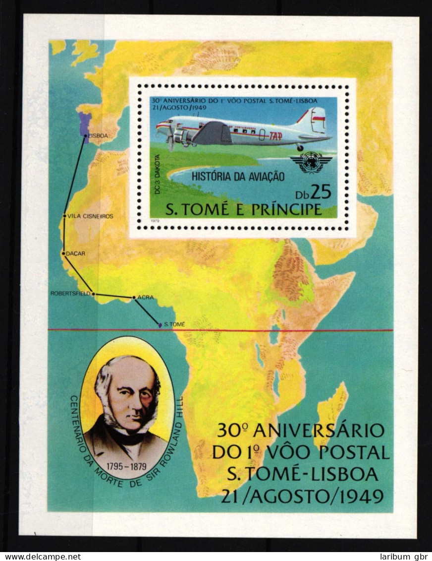 Sao Tome E Principe Block 35 A Postfrisch #GD195 - Sao Tome And Principe