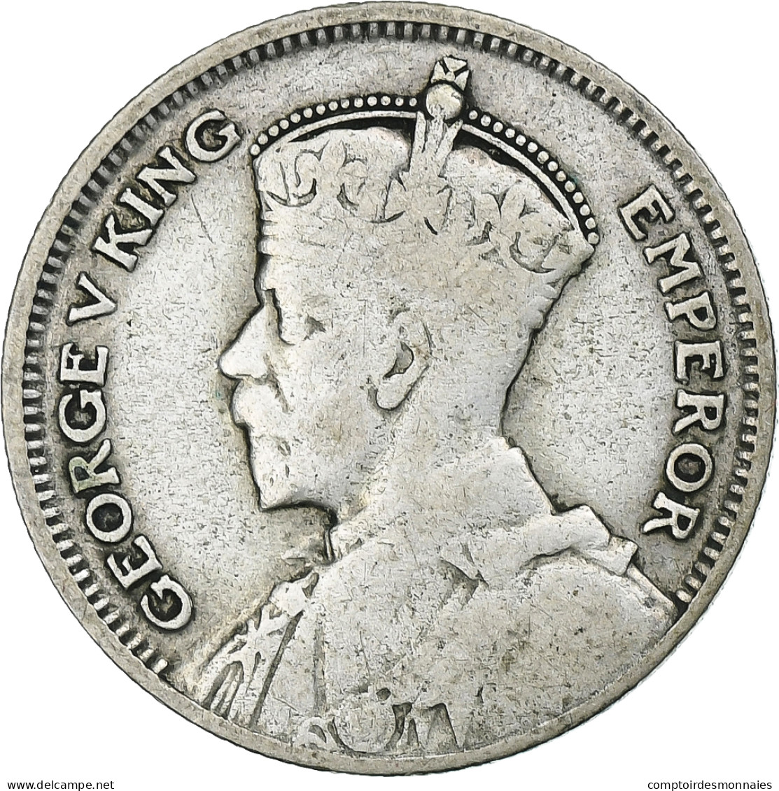 Nouvelle-Zélande, George V, 6 Pence, 1934, Londres, Argent, TB+, KM:2 - Nueva Zelanda