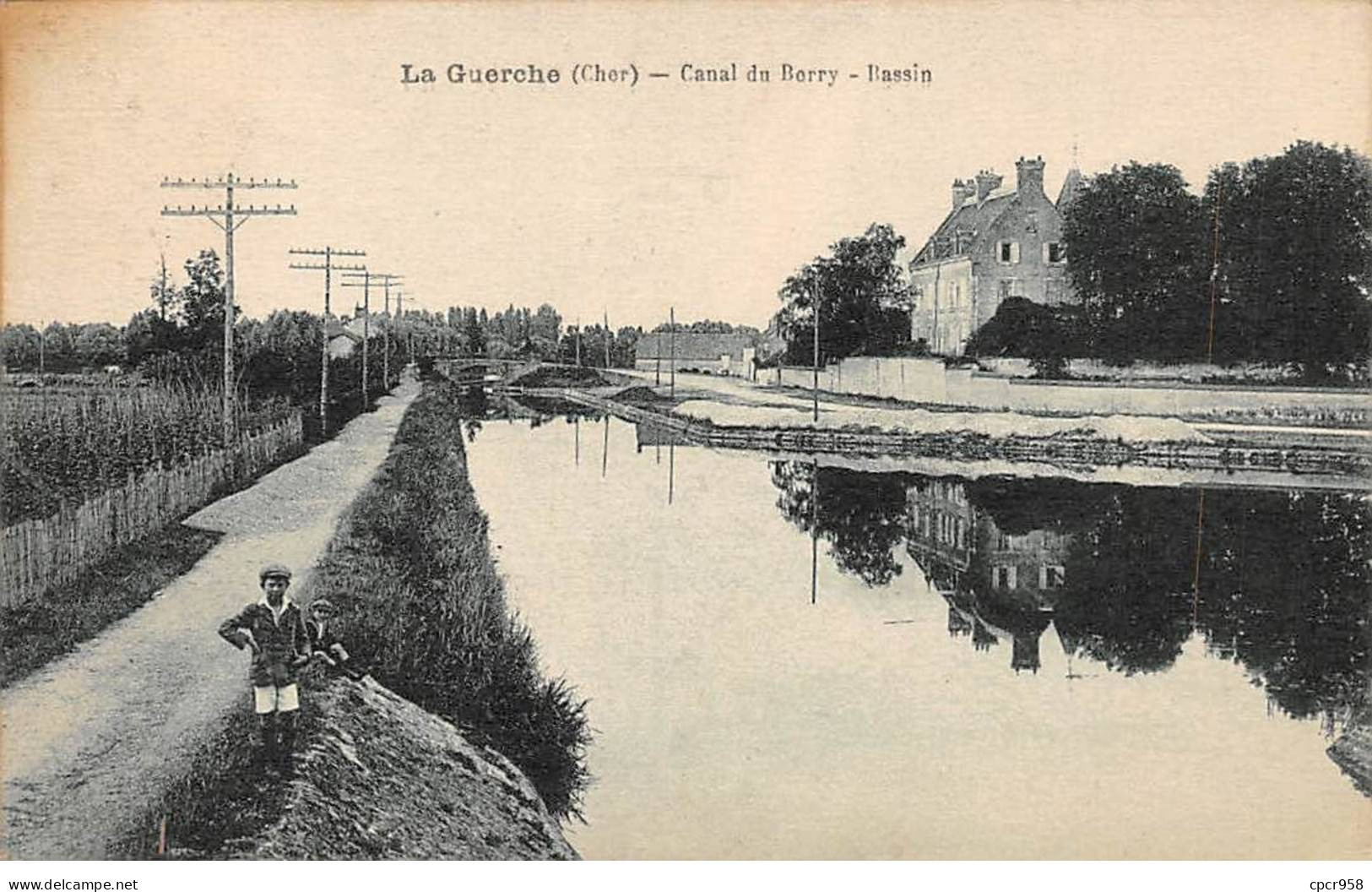 18 - LA GUERCHE - SAN56897 - Canal Du Berry - Bassin - La Guerche Sur L'Aubois