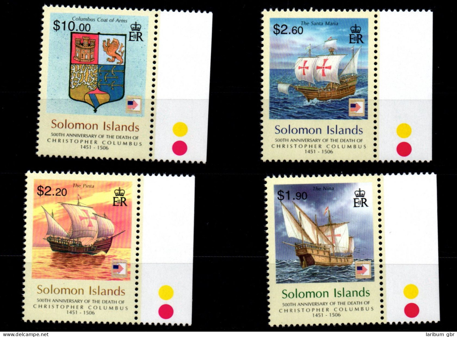 Salomon Inseln 1300-1303 Postfrisch Schifffahrt #GJ721 - Solomon Islands (1978-...)