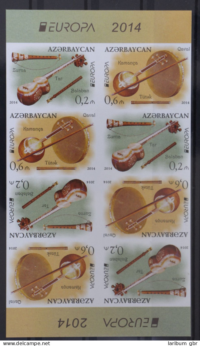 Aserbaidschan 1038 Und 1039 B Postfrisch Heftchenblatt / CEPT #GG564 - Azerbaiján