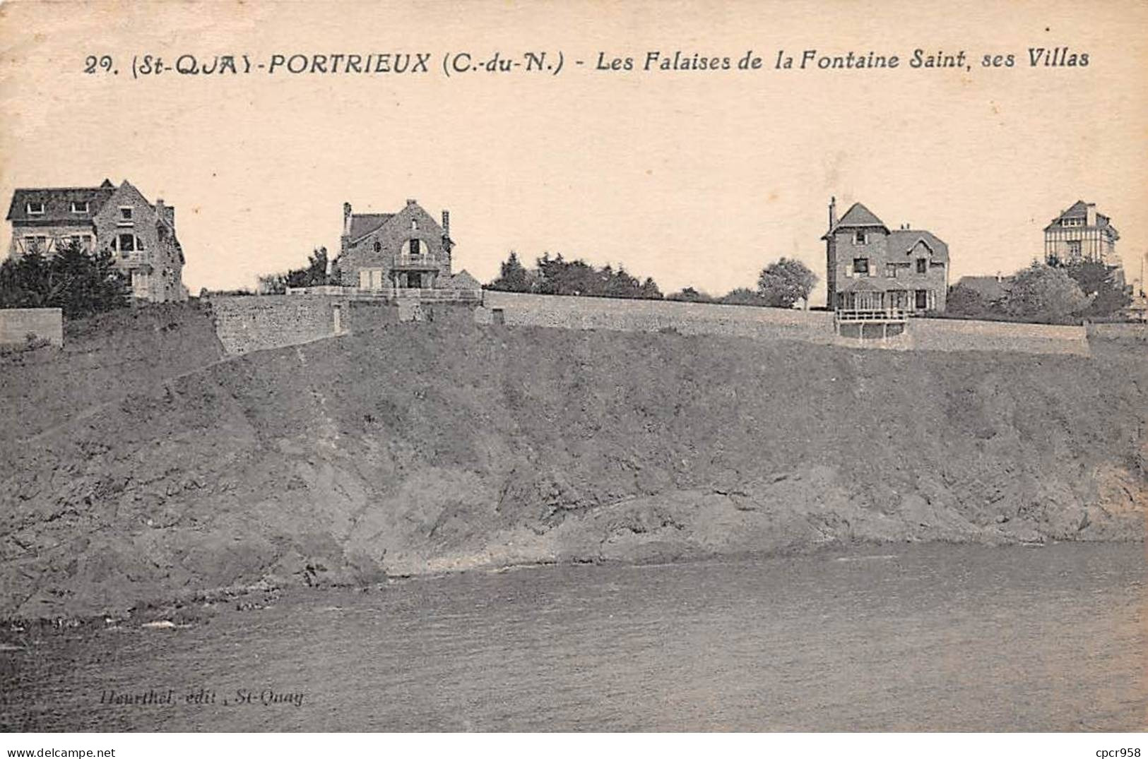 22 - PORTRIEUX - SAN52497 - Les Falaises De La Fontaine Saint - Ses Villas - Pontrieux