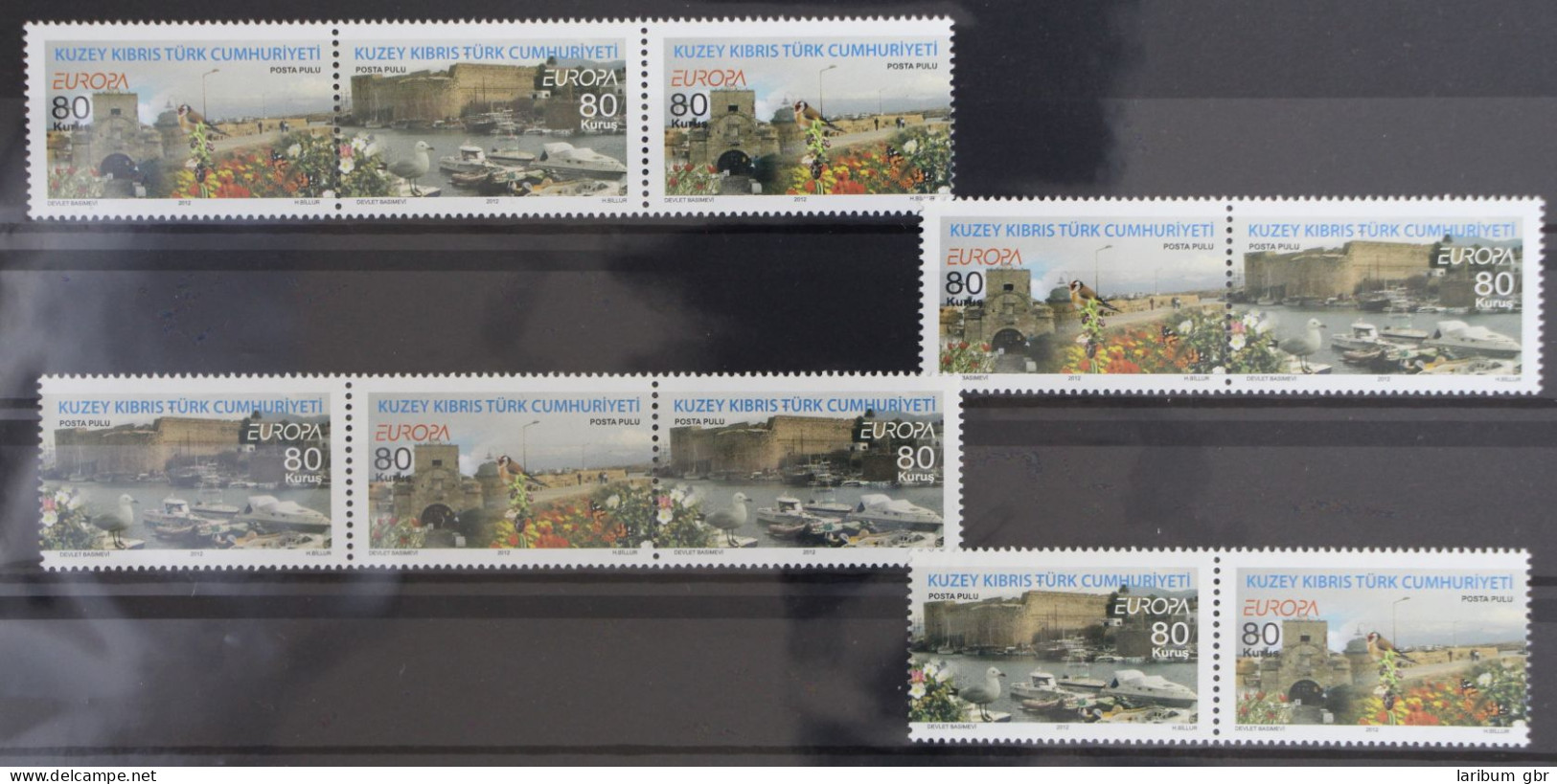 Türkisch-Zypern 757 Und 758 Postfrisch Zusammendrucke Aus Klb. / CEPT #GG608 - Used Stamps