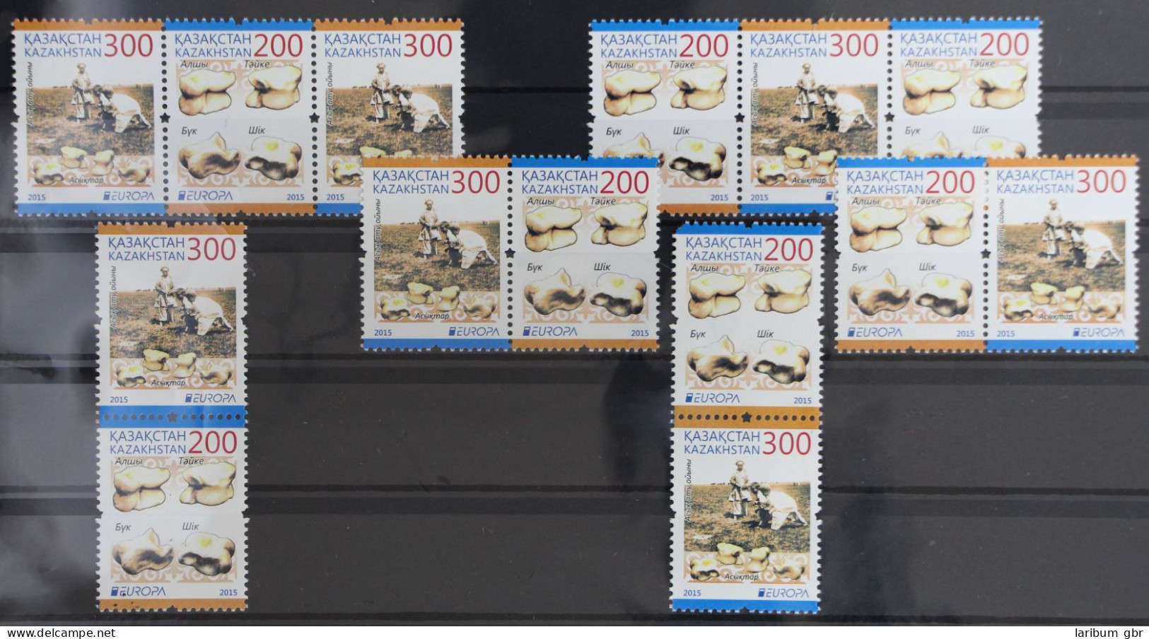 Kasachstan 905 Und 906 Postfrisch Zusammendrucke Aus Kleinbogen / CEPT #GG696 - Kasachstan