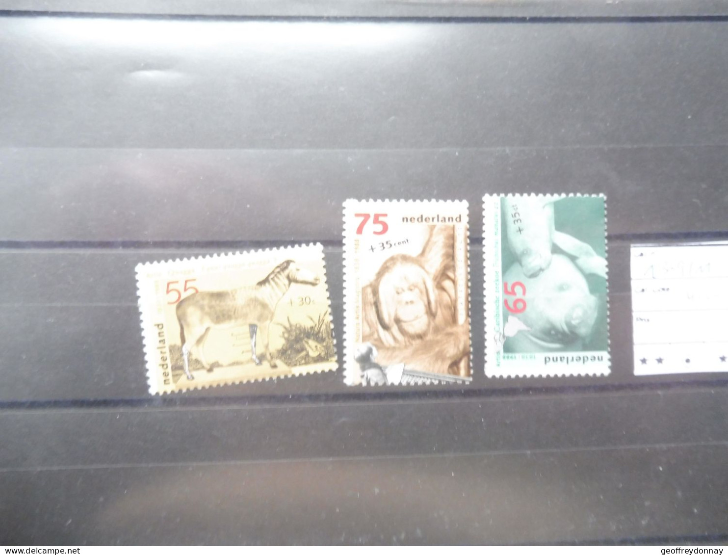 Pays Bas Nederland Holland Mnh Neuf ** 1309/1311perfect Parfait Animaux Dieren Animals - Neufs