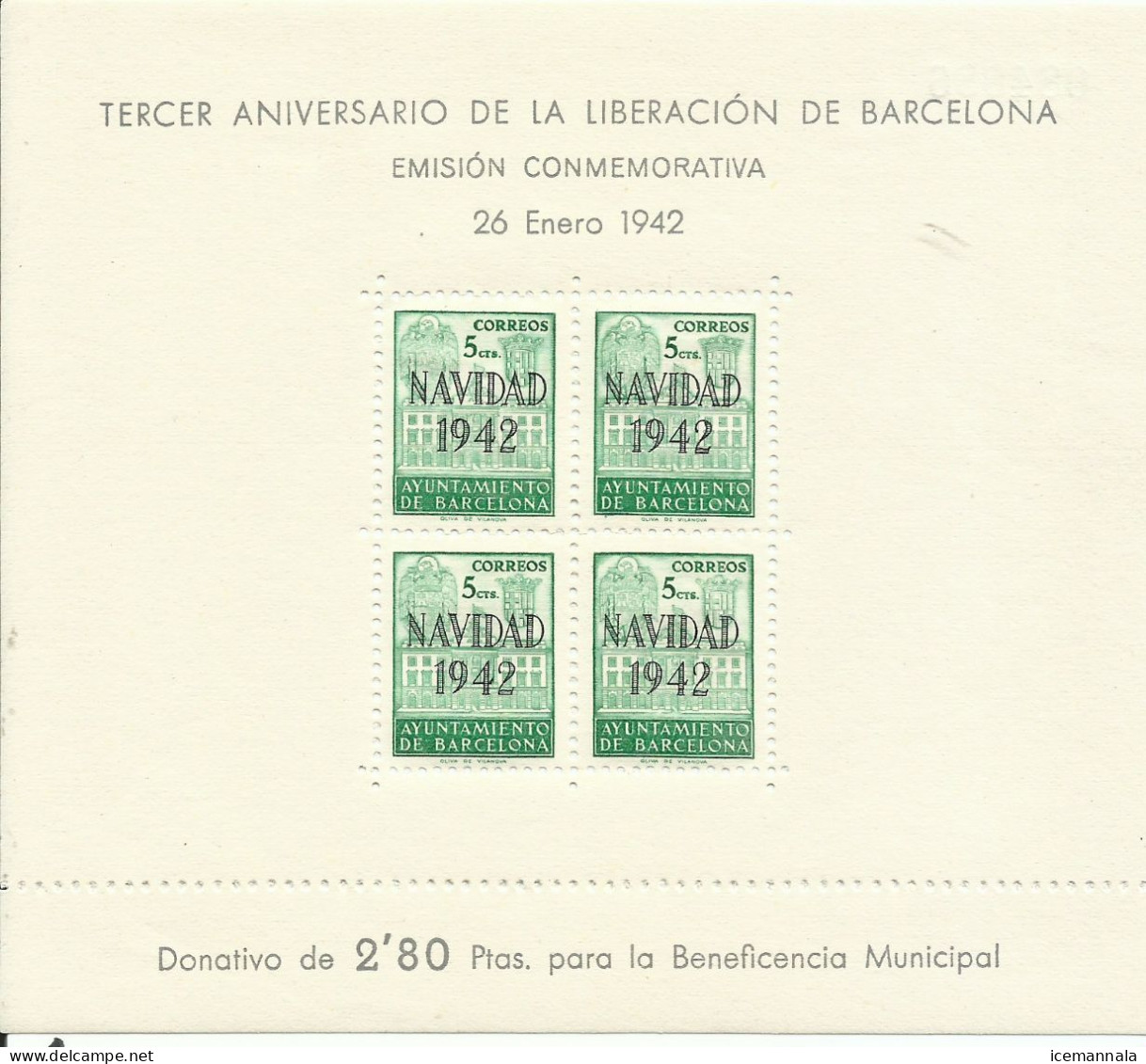 BARCELONA   EDIFIL  40/41  MNH  ** - Barcelona